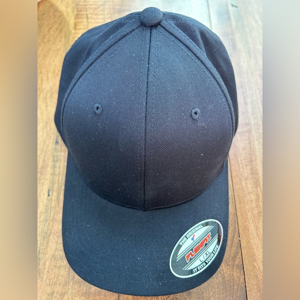 Black Baseball Cap Hat L/XL - 2 available
